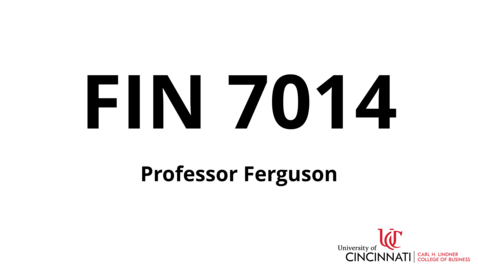 Thumbnail for FIN 7014_Module 11 Introduction