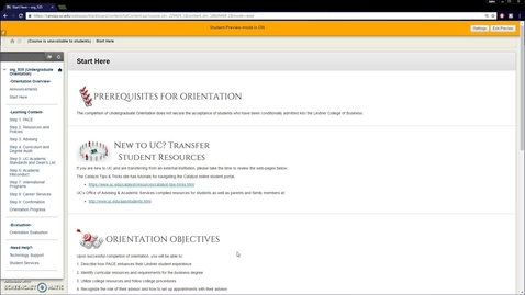 Thumbnail for How to Navigate through Online Orientation