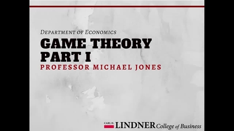 Thumbnail for Game Theory Part I