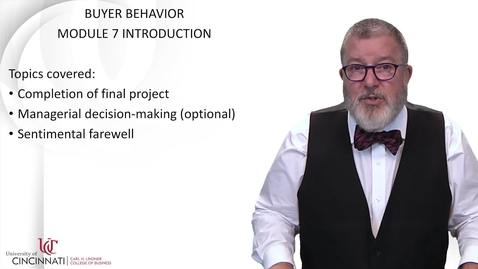 Thumbnail for MKTG 7015 Module 7 Introduction