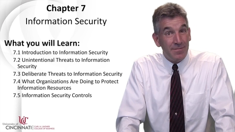 Thumbnail for IS2080 Module 7 Introduction