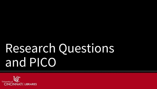 Research Questions & PICO