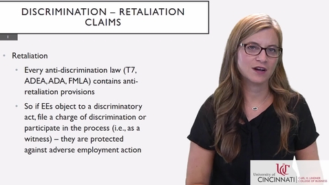 Thumbnail for BLAW2080_Discriminatino - Retaliation Claims