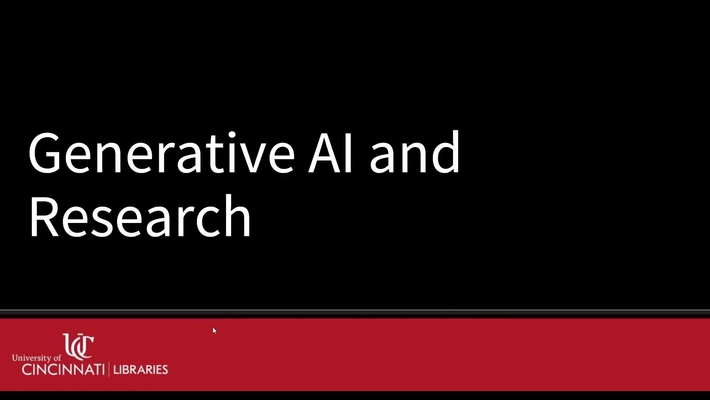 Generative AI and Research