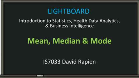 Thumbnail for Mean, Median &amp; Mode