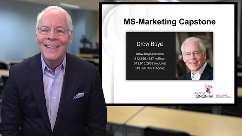 Thumbnail for MKTG 7099 Marketing Capstone Introduction - Boyd