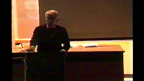 Thumbnail for 1988-01-28 Peter Eisenman DAAP Architect Visit Lecture