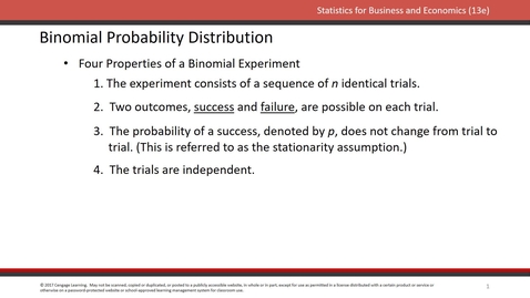 Thumbnail for Binomial Probability Distributions