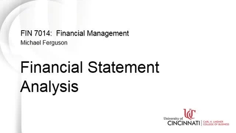 Thumbnail for Financial Statement Analysis