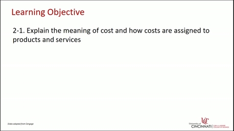 Thumbnail for The Meaning of Cost