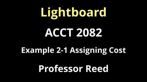 Thumbnail for The Meaning of Cost Example