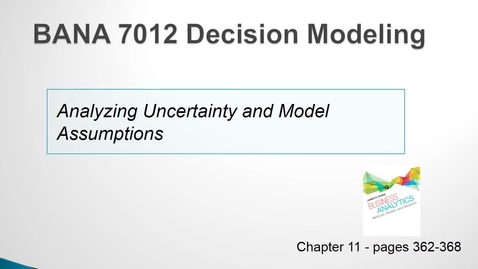 Thumbnail for Analyzing Uncertainty and Model Assumptions