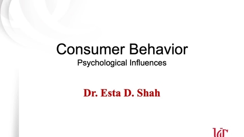 Thumbnail for Consumer Behavior 1