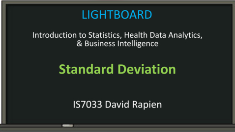Thumbnail for Standard Deviation