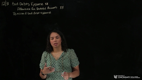 Thumbnail for ACCT2081: Lecture 3-2: Accounts Receivable _ Percent of Sales Method