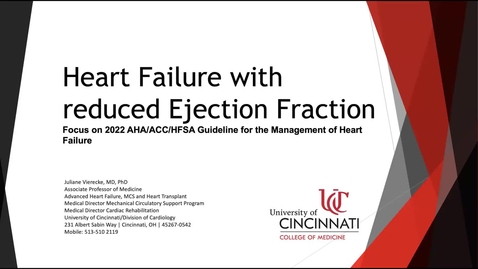 Thumbnail for Heart Failure reduced LVEF (Vierecke 2025)