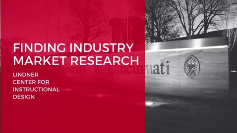 Thumbnail for Finding Industry Market Research