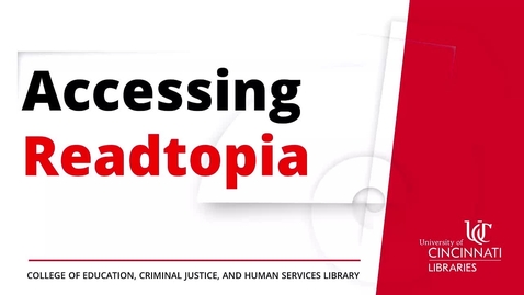 Thumbnail for Accessing Readtopia