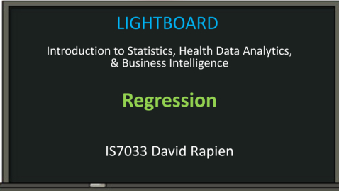 Thumbnail for Regression - Quiz