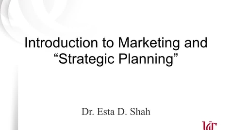 Thumbnail for Lecture 1.1 Introduction to Marketing &amp;amp; Strategic Planning.m4v