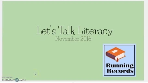 Thumbnail for LSLS 2005 Analyzing Running Records