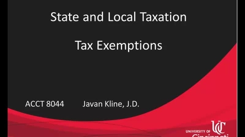 Thumbnail for Tax Exemptions