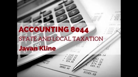 Thumbnail for ACCT 8044 - Module 3