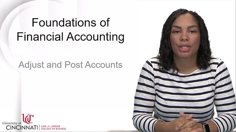 Thumbnail for ACCT2081 Foundations of Accounting - Adjust and Post Accounts.mp4