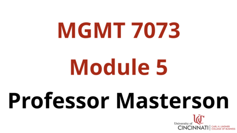 Thumbnail for MGMT 7073 Module 5 Compensation - Part 2