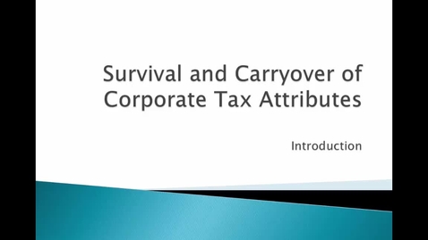 Thumbnail for Tax Attributes