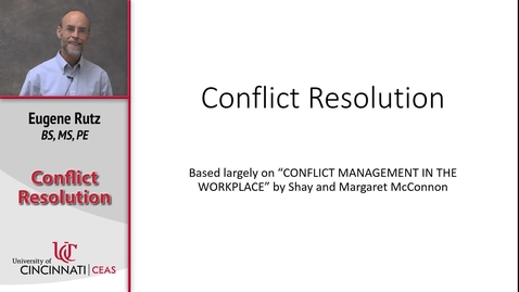 Thumbnail for ENGR 6010 Conflict Resolution