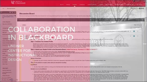 Thumbnail for Collaboration in Blackboard