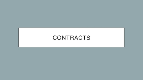Thumbnail for 9-Breach of Contract &amp;amp; Remedies _1_ Narrated