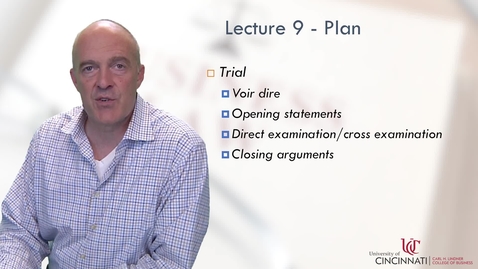 Thumbnail for BLAW2080 Module 1 Lecture 9