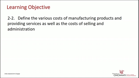 Thumbnail for Cost Definitions
