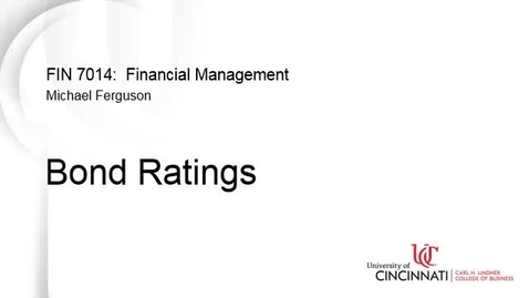 Thumbnail for Bond Ratings