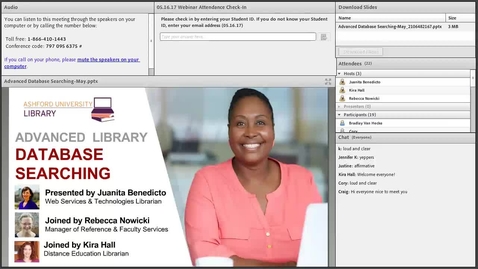 Thumbnail for Advanced Database Searching