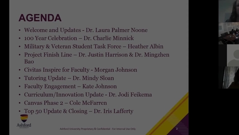 Thumbnail for Academic Affairs Town Hall - 7/24/18