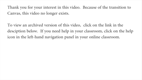 Thumbnail for Accessing Course Materials