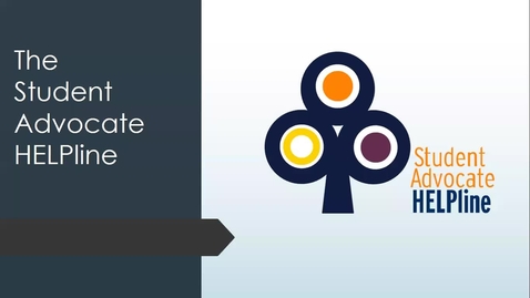 Thumbnail for Student Advocate HELPline