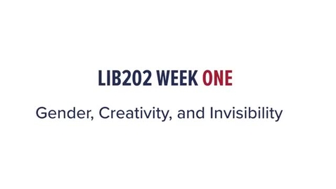 Thumbnail for LIB202 WEEK ONE
