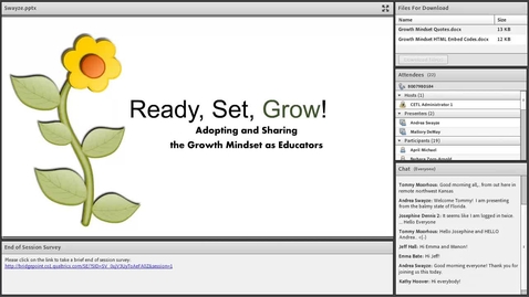 Thumbnail for entry Ready, Set, Grow: Fixed versus Growth Mindsets