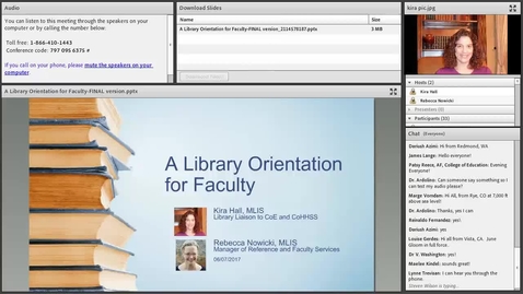 Thumbnail for Faculty Library Orientation