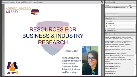 Thumbnail for entry Resources for Business &amp; Industry Research