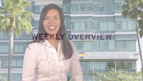 Thumbnail for Using the Weekly Overview