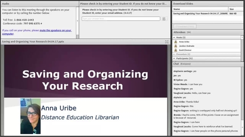 Thumbnail for Saving and Organizing Your Research