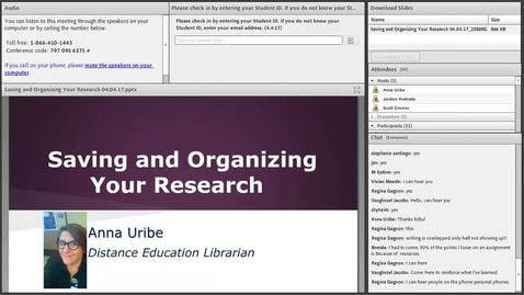 Thumbnail for entry Saving and Organizing Your Research