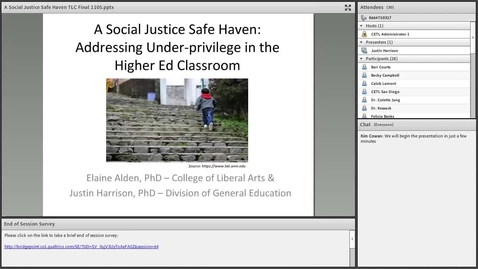 Thumbnail for A Social Justice Safe Haven: Addressing Under-Privilege in the Higher Ed Classroom