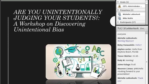 Thumbnail for Are You Unintentionally Judging Your Students?: A Workshop on Discovering Unintentional Bias