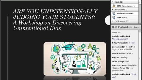 Thumbnail for entry Are You Unintentionally Judging Your Students?: A Workshop on Discovering Unintentional Bias